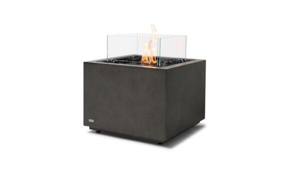 Seitenwagen 24 Feuertisch - Ethanol - Schwarz / Natürlich / Inklusive Kaminschirm von EcoSmart Fire