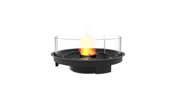 Round 20 Fire Pit Kit - Ethanol - Black / Black by EcoSmart Fire