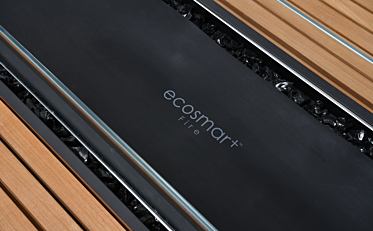 XL900 Burner Cover Glass Cover Plate - In-Situ Image by EcoSmart Fire