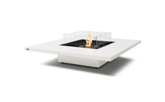 Vertigo 50 Fire Table - Ethanol - Black / Bone / Included fire screen by EcoSmart Fire